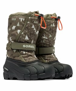 1542615-SOREL/キッズ ジュニア ユースフルーリー プリント ウィンター スノー ブーツ 子供用/22.