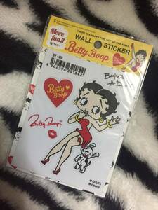 Betty Boop ベティブープ アメリカン ステッカー 約9×7cm BT-09