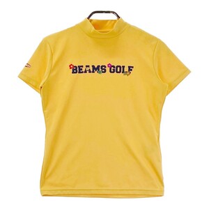 BEAMS GOLF ビームスゴルフ ハイネック半袖Tシャツ イエロー系 S [240101244871] ゴルフウェア メンズ