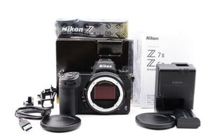 【一部難あり ９３３０ショット】Nikon ミラーレスカメラ 一眼 Z7II ボディ black ニコン 元箱＆ストラップ付 #2166606