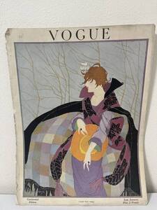 VOGUE ヴォーグ オリジナル　Original Vintage Fashion Magazine Continental Edition January 1919年　