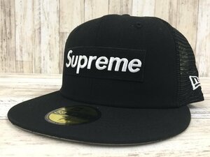 143A SUPREME BOX LOGO MESH BACK NEW ERA CAP 24ss シュプリームキャップ【中古】