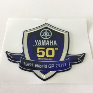 〇 ヤマハ ロードレース世界選手権参戦５０周年記念エンブレム ２０１１