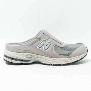 【1円スタート】New Balance ニューバランス M2002RMI ローカットシューズ サンダル ミュールタイプ グレー 28cm 人工皮革 合成繊維 メンズ