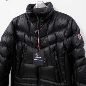 新品 定価188100円 モンクレール 21aw CANMORE ダウン ジャケット 黒 ブラック 1 メンズ S MONCLER GRENOBLE タイト 細身 暴風 防水 撥水