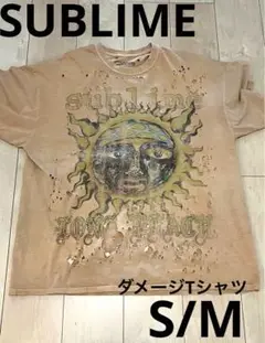 SUBLIME Tシャツ バンド 襤褸ダメージ 古着 S/M 90sヴィンテージ