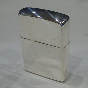 1円スタート激レア 外側美品 ZIPPO ジッポー STERLING SILVER スターリングシルバー 2005 オイルライター 32808 11-2