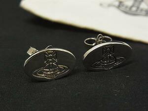 1円 ■美品■ Vivienne Westwood ヴィヴィアンウエストウッド オーブ ピアス アクセサリー レディース メンズ シルバー系 FB7515