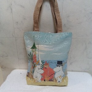 新品　タグ付き　丸眞　ムーミン　MOOMIN トートバッグ　肩掛けバッグ　裏地付き　