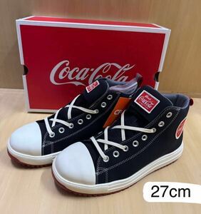 ⑰CONVERSE 27cm ALL STAR PS Coca-Cola Hi Black オールスター　ＰＳ　コカコーラ　ＨＩ ハイカットタイプ　安全靴　コンバース