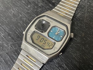 SEIKO QZ HYBRID H239-5020 ハイブリッド デジアナ デジタル クォーツ 腕時計 デジボーグ 1980年製 ヴィンテージ