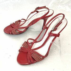 Made in Japan★ダイアナ/Diana★バックストラップサンダル/ピンヒール【22.5/赤/RED】Shoes/sandal◆Q-142