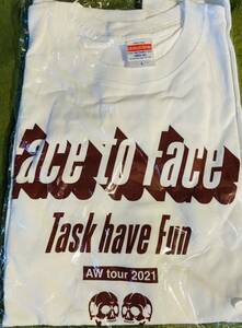 【Task have Fun】「Face to Face」ツアーファイナル 東京キネマ倶楽部公演 サイン入りTシャツ Lサイズ 新品未開封