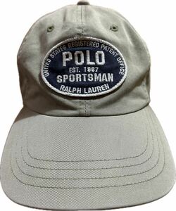 OG 90s Vintage Polo Ralph Lauren Patch 6P Capポロラルフローレン ビンテージ キャップ Sportsman スポーツマン RRL Country Sport