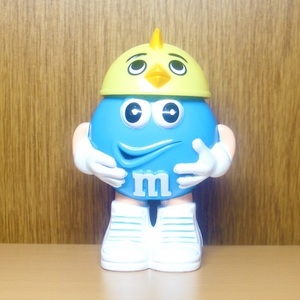 エムアンドエムズ　 フィギュア　ブルー　ヒヨコ　帽子　m&m　m&m’ｓ　アドバタイジング　アメリカ　チョコ　アメトイ　ミールトイ