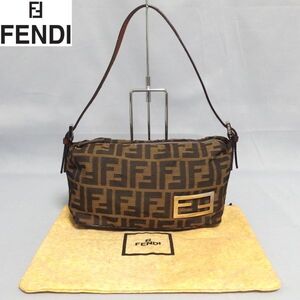 ★FENDI FFロゴ ズッカ ミニ ハンドバッグ アクセサリーポーチ 26636 ヴィンテージ オールド フェンディ★