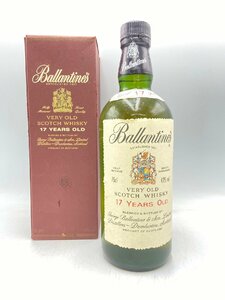 【同梱不可】Ballantine’ｓ バランタイン 17年 ベリーオールド 箱有 750ml 43% 未開栓 古酒 V006028