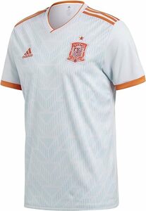 新品送料無料　adidas　アディダス　スペイン代表アウェイレプリカユニフォーム半袖シャツ　Tシャツ　日本Mサイズ