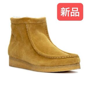 新品★CLARKS ORIGINALS Wallabee Hi クラークス ワラビー ハイ 暖かボア ウィンター ブーツ レディース 23.5 24 24.5 サイズ有 国内正規品