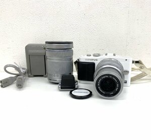 秦野店【中古品】11-93 OLYMPUS オリンパス PEN-Lite E-PL5 ミラーレス一眼 レンズ2点付き ZUIKO 40-150ｍｍ 1:4-5.6/14-42mm 1:3.5-5.6