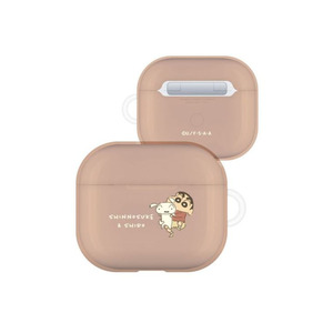 AirPods 第3世代 ソフトケース クレヨンしんちゃん しんちゃん＆シロ カバー TPU 保護 かわいい 可愛い おしゃれ オシャレ シンプル キャラ