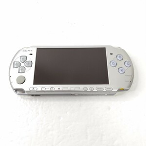 ソニー　PSP3000 ミスティックシルバー　美品　プレイステーションポータブル