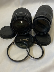 1円スタート　2 Lens Set Canon EF 28-200mm f3.5-5.6 usm & EF 75-300mm f4-5.6 ii キャノン　レンズ　2本セット