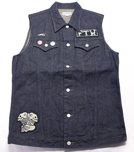 WESTRIDE (ウエストライド) DENIM DEAN VEST / デニムディーンベスト 美品 ブルー size 42(XL)