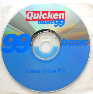 Quicken basic 99 English Accounting Software Win 95/98/NT4