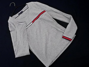 TOMMY HILFIGER トミーヒルフィガー カットソー sizeS/グレー ■◇ ☆ elc7 レディース