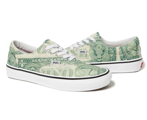 ☆新品◇ SUPREME シュプリーム × VANS バンズ 23ss Dollar Era ダラー エラ スニーカー 27.0cm ドル紙幣柄