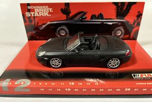 PORSCHE Boxster S (986) ‘Fulda’ SCHEARZ.BREIT.STARK 2002Year Matte Black 1/43 Scale PMA製