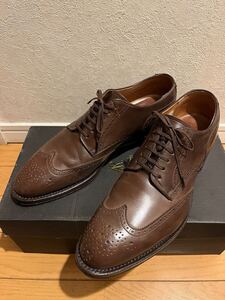 ◆REGAL トップランク 601R ウイングチップ セミブローグ Brown ブラウン 24.5cm リーガル used ◆