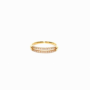 スタージュエリー DIAMOND RING 指輪 リング K18 ダイヤモンド 0.05ct マイクロセッティング 6号 イエローゴールド レディース