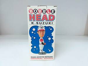 ●未使用 大阪 近鉄バファローズ 鈴木啓示 ボブルヘッド BOBBLE HEAD フィギュア プロ野球 グッズ