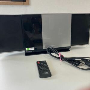 0608r2902 Panasonic コンパクトステレオシステム D-dock ホワイト SC-HC37-W