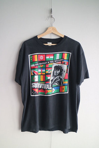 vintage VISION STREET WEAR Bob Marley & The Wailers SURVIVAL Tee ヴィジョンストリートウェア/ボブマーリー/ヴィンテージ/Tシャツ