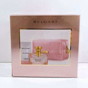 351【未使用】BVLGARI Rose Essentielle ブルガリ ローズエッセンシャル コフレセット ボディミルク&ポーチ付き 香水 フレグランス 現状品