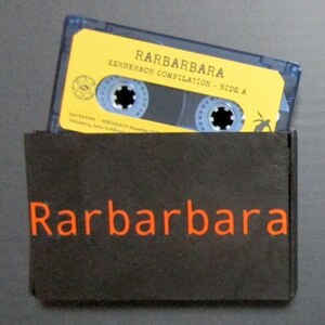 V.A. Various - Rarbarbara Cassette (Ltd Edition / Insert and 3-D Case) Kernkrach Hertz-Schrittmacher NDW New Wave Minimal Synth