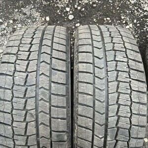 ★送料無料★ 225/55R16 2021年製 9分山 ダンロップ WINTERMAXX WM02 2本/中古スタッドレスタイヤ(冬タイヤ) ソアラ アリスト N6239_F