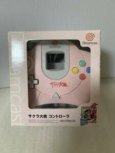 DC Dreamcast ドリームキャスト セガ SEGA サクラ大戦 コントローラ HKT-7700/レトロ/ピンク系/動作未確認/部品取り用/梱包材変色黴等