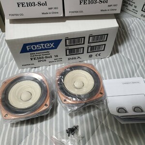 即決 新品開封品 FOSTEX FE103-Sol 16Ω　スピーカー ペア part4