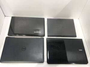 ノートパソコン 4台 まとめ Dell Latitude E5540/Lenovo G570 4334/SONY PCG-6Q1N/NEC PC-LS150HS6B HDD欠品 動作未確認 現状品 AL119100