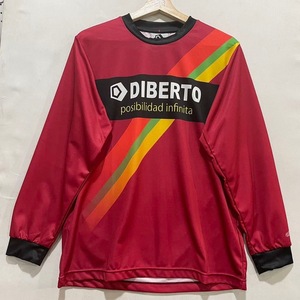 SALE! DIBERTO (ディベルト) 長袖 プラクティス シャツ (M) RED | futsal soccer フットサル サッカー レッド セール