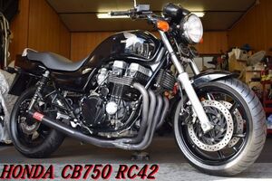 HONDA CB750 RC42 予備車検渡し 即乗りOK 高速楽々ETC装着済 車検対応モリワキマフラー 新品前後タイヤ交換済み レスポンス抜群 E/G絶好調