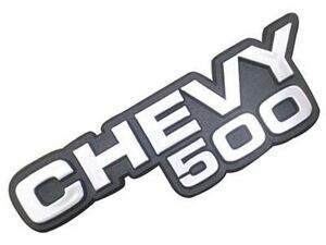 エンブレム 書き GM Chevrolet シボレー Chevy 500 シェビー cc ビンテージ リア フード メッキ クラシック カー ピックアップ トラック