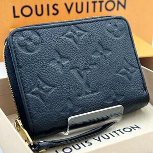 LOUIS　VUITTON ルイヴィトン アンプラント ジッピーコインパース 黒 ブラック レディース コンパクト財布 M60574 TS0198