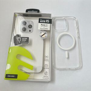 603p2210☆ 【SwitchEasy】 iPhone 15 Pro Max 対応 ケース MagSafe 対応 マグネット 付 透明 薄型 クリアケース 黄ばみにくい