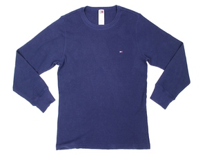 TOMMY HILFIGER■トミーヒルフィガー サーマルロンＴ(XL)ネイビー