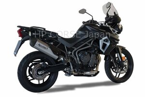 ※車検対応 TRIUMPH TIGER 800 スリップオンマフラー HP CORSE エイチピーコルセ